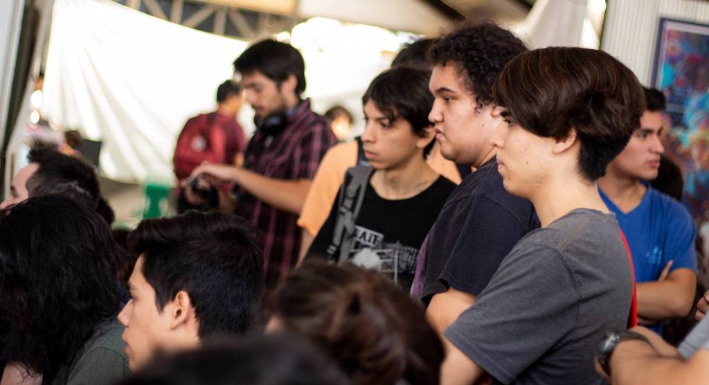 El público viendo a los jugadores